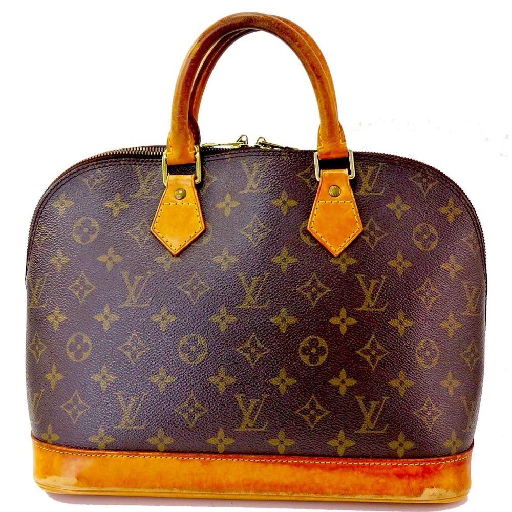 Authentic Louis Vuitton Alma Monogram Hand Bag Purse